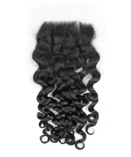 5x5 Italian Curly Virgin Human Hair Closure